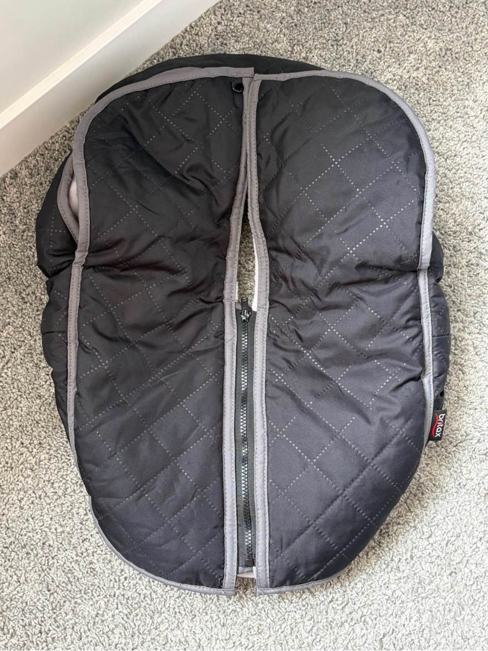 Britax Black Quilted Stroller and Cover